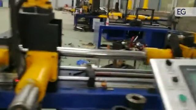 Станок для вытяжки горловин на трубе KJ-150 смотреть онлайн