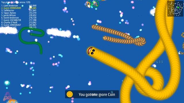WormsZone.io TRAPPING BIG SNAKES!! 001 Troll Hack Slither Snake Top 01 Epic Worms Zone Gameplay #13 смотреть онлайн
