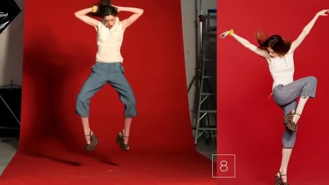 Model Coco Rocha with 19 Jumping Poses смотреть онлайн