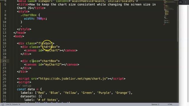 How to Keep the Chart Size Consistent While Changing Screen Size in Chart JS смотреть онлайн