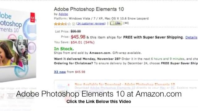 Adobe Photoshop Elements 10