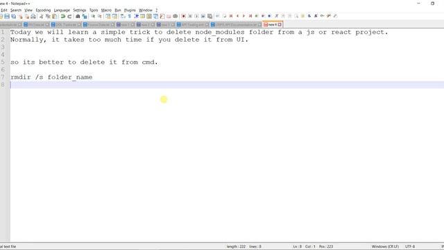 How to delete node_modules folder from any js, react project from cmd смотреть онлайн