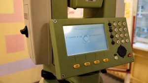 Тахеометр leica TS06. Установка и вынос станции