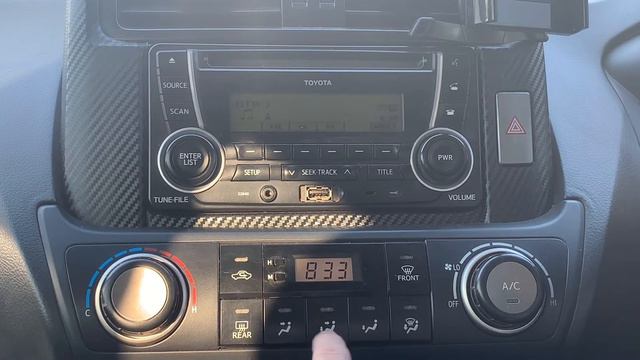Toyota Prado Adjust Clock Time смотреть онлайн