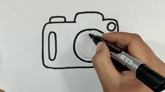 Как нарисовать камеру / How to draw a camera / Drawing for kids смотреть онлайн