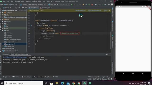 Flutter : Lottie Animations using Flutter | Lottie Package in Flutter | Hindi Tutorial смотреть онлайн