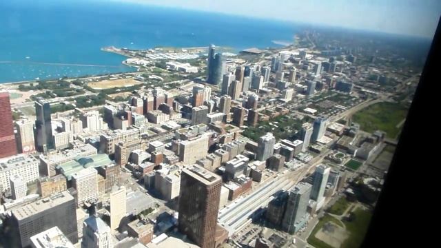View form the Willis tower (Sears Tower) смотреть онлайн