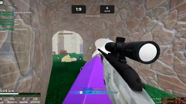 get good at shooting | ROBLOX NO-SCOPE ARCADE смотреть онлайн