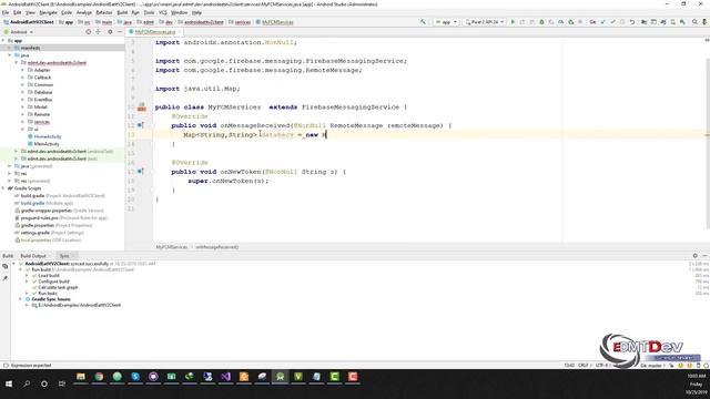 EDMT Dev - Food App Android Studio #30 Add Firebase Cloud Messaging смотреть онлайн