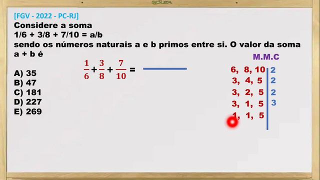 QUESTÃO ENVOLVENDO SOMA DE FRAÇÕES - Veja como resolver!🔥 смотреть онлайн