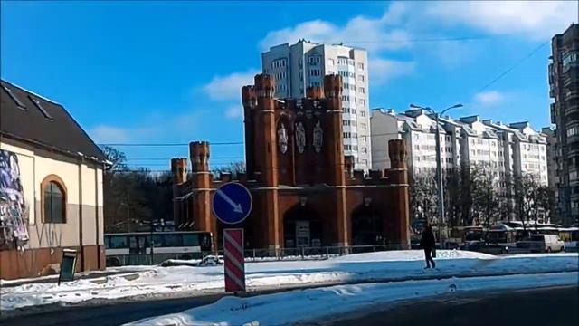 Калининград февраль 2018. Прокатимся по городу? смотреть онлайн