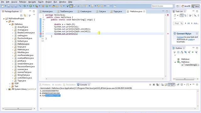 java 51 تعلم الجافا Math смотреть онлайн