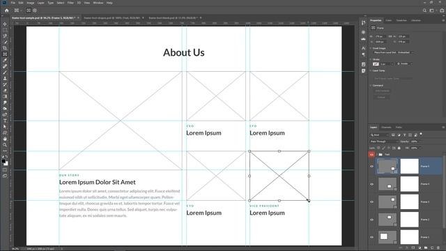 How To Use The FRAME TOOL in Photoshop CC 2019 - Placeholder Images смотреть онлайн
