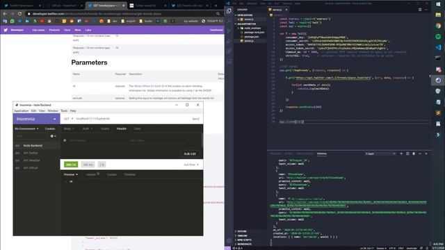 COMO CONSUMIR A API DO TWITTER COM NODEJS смотреть онлайн