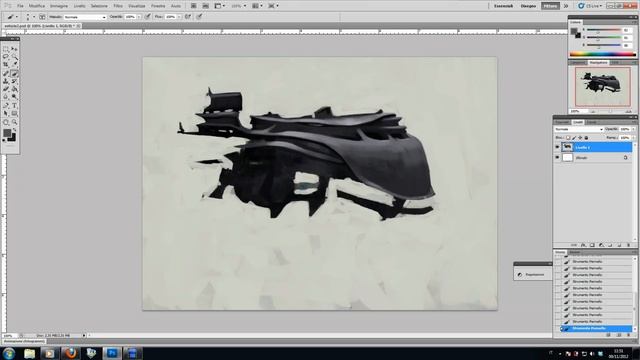 From abstract shapes to Vehicle concept sketch - Concept Art video by Davide Fabrizzi смотреть онлайн