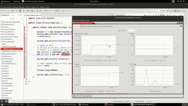Java JVM Heap Memory Introduction смотреть онлайн