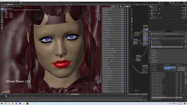 Export DAZ to Blender using Diffeomorphic - Part 3 of 3 - Map Baking, HD Mesh, Post Processing смотреть онлайн