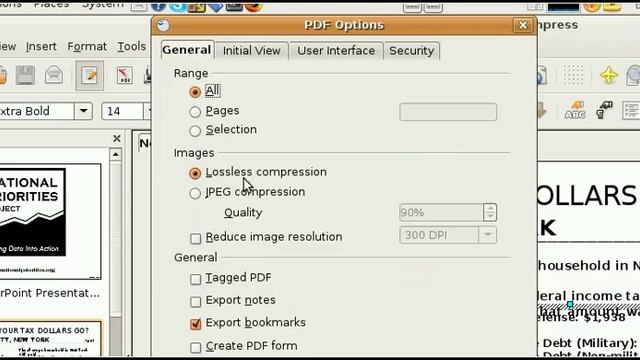 PDF Export OpenOffice смотреть онлайн