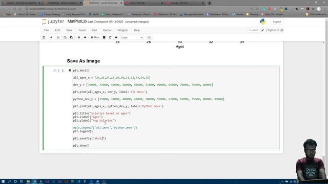 Save Plots As Image or PDF | Matplotlib Tutoral 1.6 смотреть онлайн