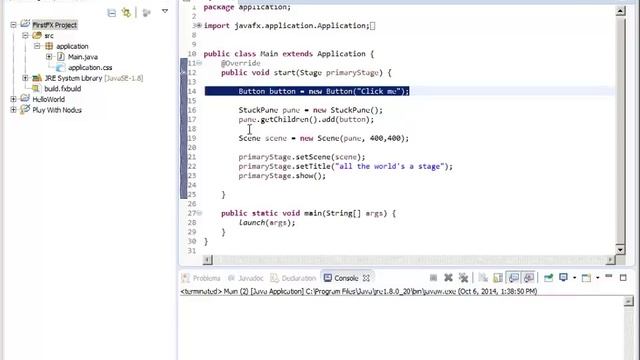 03 Create a Simple JavaFX GUI The Nodes смотреть онлайн