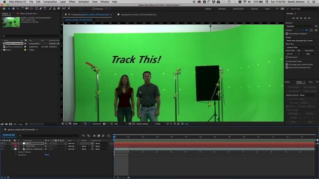 After Effects tutorial - basic motion tracking смотреть онлайн