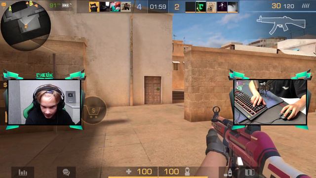 В ЛЕВОЙ РУКЕ МЫШКА А В ПРАВОЙ КЛАВА В STANDOFF 2! смотреть онлайн