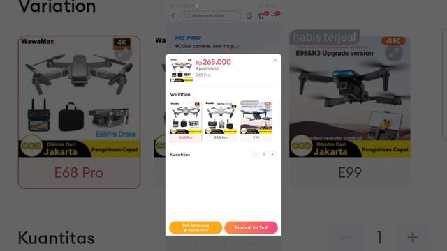 harga rc drone E99 K3 Pro 200 ribuan 🤩⚡✈️ смотреть онлайн