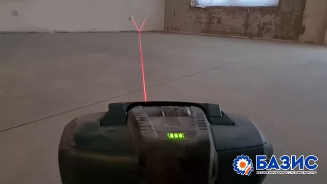 Проверка плоскости наливного пола. Лазерный нивелир Bosch GSL-2 смотреть онлайн