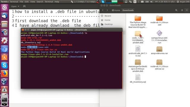 How to install .deb file using command in Ubuntu смотреть онлайн