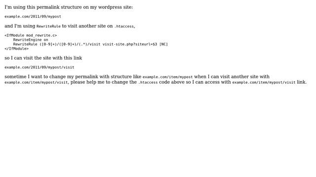 DevOps & SysAdmins: Rewrite a Wordpress URL on .htaccess смотреть онлайн
