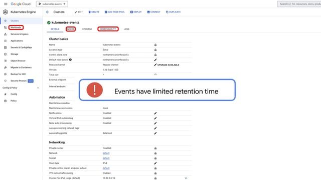 GKE: Using Kubernetes Events смотреть онлайн