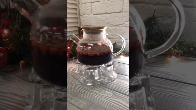 Чайник заварочный стеклянный "Бочонок" с подставкой для подогрева свечой смотреть онлайн