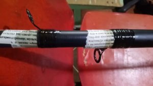 Ставим кольца на удочку (метод нанесения клея).