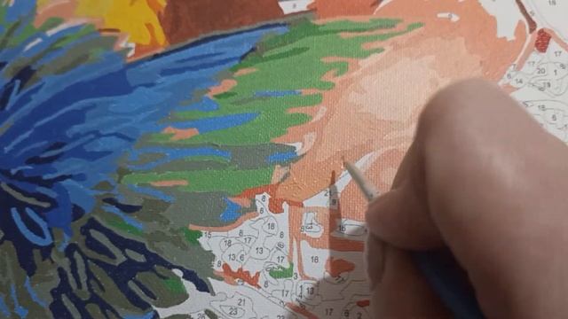 как рисовать картины по номерам. мой способ. смотреть онлайн