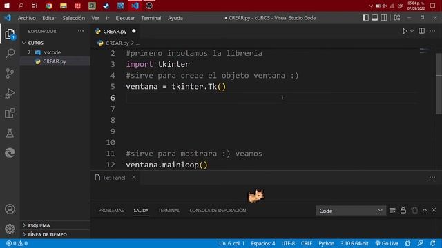 Como crear ventanas en python de manera muy facil con visual studio code смотреть онлайн