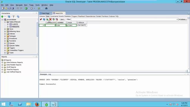 Oracle 11g - Creacion de tablas con llaves foraneas смотреть онлайн
