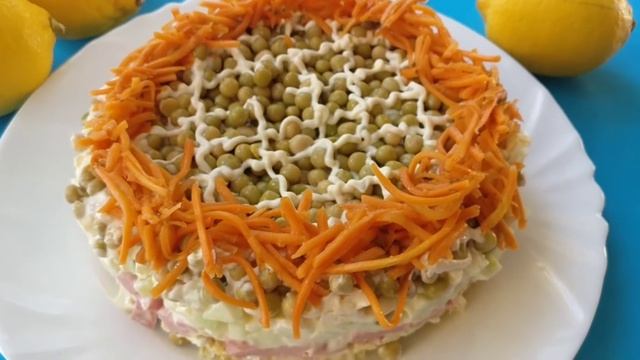 Салат "Нежность" вместо "Оливье". Новый рецепт на новогодний стол. Меню на Новый год 2022 смотреть онлайн