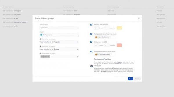 How to Cycle and Lead time in Jira using Time Between Statuses