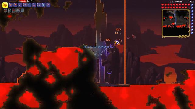 What happens if you bring water to underworld - Terraria 1.4 смотреть онлайн
