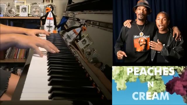 Snoop Dogg & Pharrell - Peaches N Cream (Advanced Piano Cover) смотреть онлайн