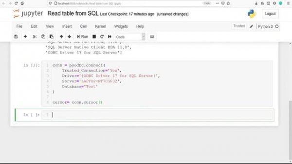 Connect to SQL Server with Python | Python | SQL