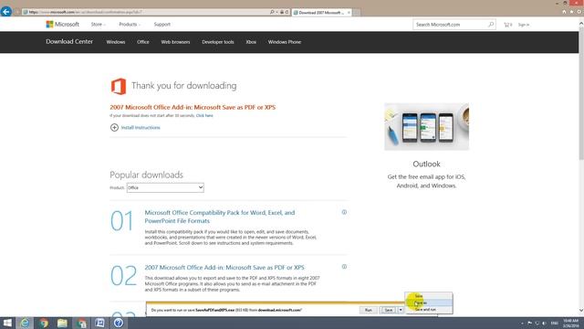 How to Save a Word document As PDF (MS Word 2007, DOC to PDF) смотреть онлайн