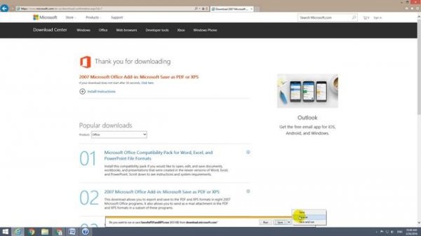 How to Save a Word document As PDF (MS Word 2007, DOC to PDF)