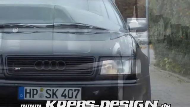 Audi 100 C4 S4 / A6 S6 PLUS Turbo Quattro Schwarz Tief Breit  Big Black Down