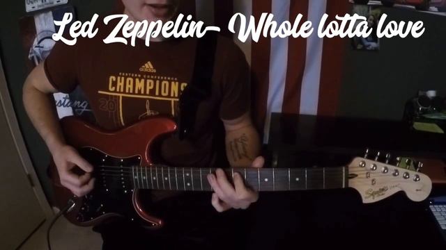 Led Zeppelin Whole lotta love EASY guitar lesson смотреть онлайн