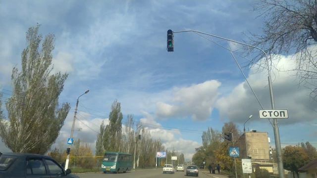 Осень.Дороги. Пейзажи Донбасса. Жизнь в небольших городах ДНР. смотреть онлайн