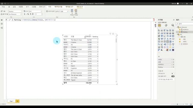 [DAX 시리즈#14] RANKX함수의 사례와 사용법 | PowerBI로 랭킹(순위) 구하기 смотреть онлайн
