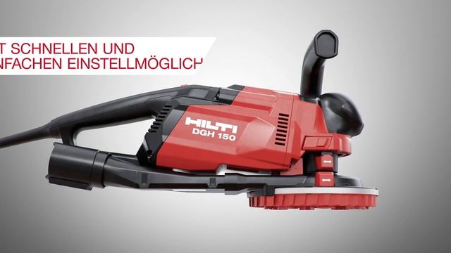 VORSTELLUNG Hilti DGH 150 - Diamantenschleifsystem DGH 150 смотреть онлайн