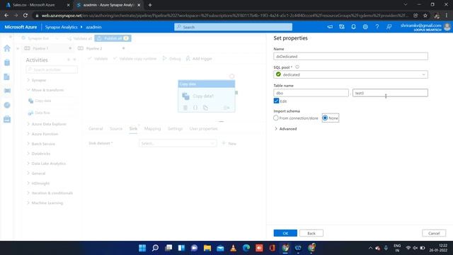 #10. Azure Synapse Analytics - Use copy activity in Synapse Pipeline to load data смотреть онлайн