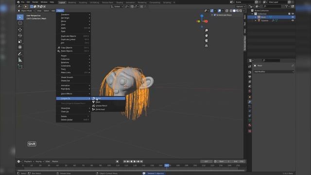 Create Dreads Quickly - Blender 2.93 смотреть онлайн